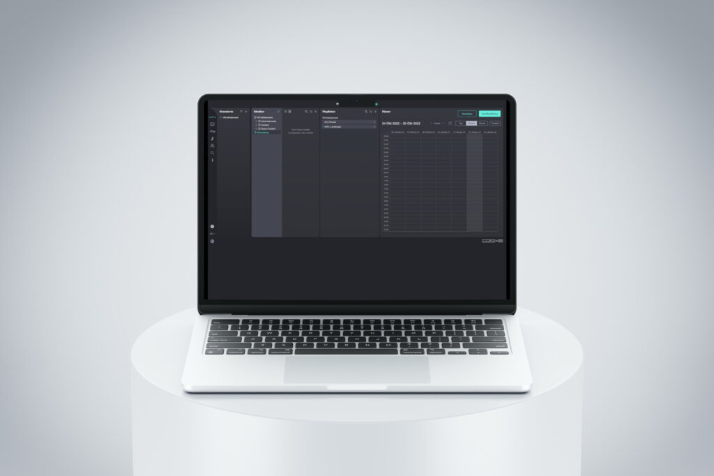 Digital Signage CMS, Digital Signage Software, Demo, Beispiel, Web,