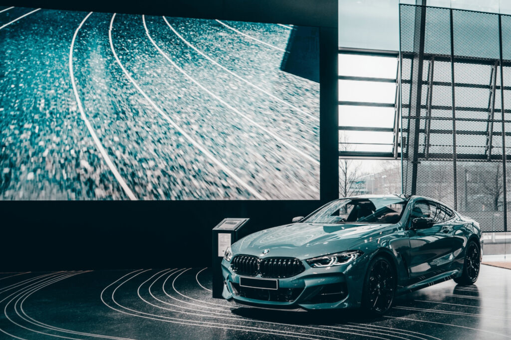 Indoor LED Wall, LED-Wand, modular, Showroom, Digital Signage, Ambiance-Lösung